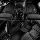 3W Floor Mats & Cargo Liner for Mercedes Benz C-Class 2022-2025 2026 C300/C43 AMG/C63 AMG S E (Fit Sedan Only), TPE All Weather 1st & 2nd Row Set Floor Liner for Benz C-Class Car Mats