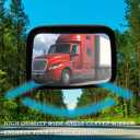Chrome Hood Mirror Replacement International Lt 625 2018+ Truck Pair Left Driver and Right Passenger Hood Mirror