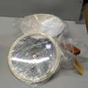 MARSKITOP Stainless Steel Wok Pan, Ceramic Nonstick Stir Fry Pan with Lid and Wooden Handle, 9.5 Inch Induction Wok, PFOA Free