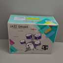 Kids Drum Set for Toddlers 1-3, Upgraded Kids Jazz Drum Ages 3-5, Musical Instrument Toys & All Plastic, Percussion Beginner Christmas Gift Toys for 3 4 5 6 Year Old Boys Girls Ages 2-5 4-6 5-7