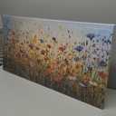 Sorbrozo Large Wildflower Meadow Canvas Wall Art Colorful Floral Nature Landscape Print Modern Living Room Decor 20x40in