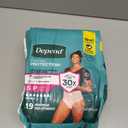 Depend Fresh Protection Adult Diapers, Incontinence Underwear for Women, Disposable, Maximum, Small, Blush, 19 Count
