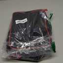 MIER Expandable Lunch Bag Insulated Lunch Box for Men to Work Travel Portable Lunchbox Bags with Shoulder Strap and Water Bottle Holder(Black/Red)