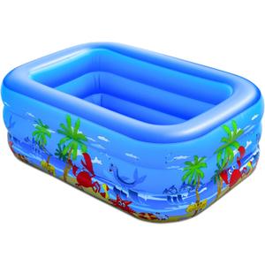 Baiao Inflatable Swimming Pool for Adults, Blow Up Pool for Backyard, Garden, Indoor, or Summer Play Water Happy Family Time