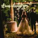 Super Large LED Neon Sign 'it was always you' Neon Night with Dimmable Wall Decor for Bedroom Living Room Bar Party Club Wedding Girls Birthday Wall Light Decor, 63 inches x 18 inches