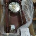 SEIKO QXH004BLH Oak Wood Pendulum Wall Clock with Chimes, Dark Brown, 28 x 12.5 x 6 Inches