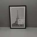 upsimples 13x19 Picture Frame, Display Pictures 11x17 with Mat or 13 x 19 Without, Wall Hanging Poster Frames, Black, 1 Pack