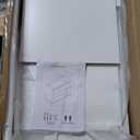 Nursery Dresser with Changing Table Top, Tall Changing Table Dresser of Bedroom, Wooden Dressers & Chests of Drawers, 4 Drawers with 2 Open Shelves, White