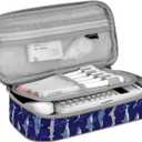 Choco Mocha Sky Pencil Case for Boys, Soft Pencil Case Kids Pencils Pouch for Kindergarten Boys, Blue