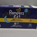 Pampers ZZZ Overnight Diapers, Size 4 (22-37 lbs), 104 Count, Nighttime Protection Disposable Baby Diaper, Night Time Leak and Skin Protection