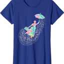 Magical Flying Nanny Glimmer Spoonful of Sugar T-Shirt T-Shirt, 4T, Blue