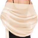 Shawls and Wraps for Evening Dresses Sheer Chiffon Women Elegant Soft Silky Wraps Wedding Bridal Scarf