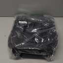 Foldable Rolling Bag, Portable Small Shopping Cart with Wheels, Collapsible Shopping Tote with Stylish Pattern for Market & Grocery RunsGift for Women & Seniors, Expandable L, Black