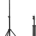 Professional Tripod Stand, Mini Projector Tripod,Adjustable Height Light Stand for Ring Light/Webcam/Mini Projector/Phone, Portable Light Duty Support (Black,22"-63")