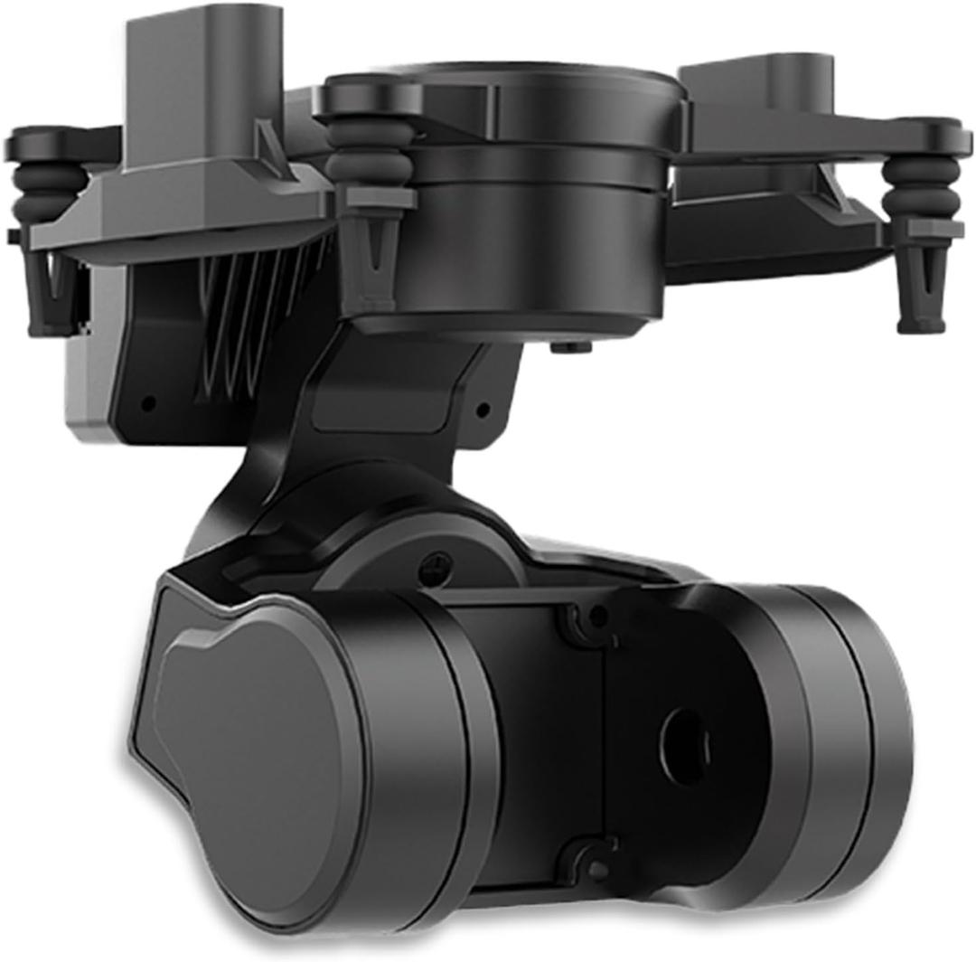 RunCam C-20T 3-Axis FPV Camera Gimbal,Pan Tilt Mount,FPV Head Tracking with UART,PWM Control Compatible with DJI O3 Air Unit for Walksnail Avatar Moonlight Link for RC Car Airplanes Drone(O3 Version)