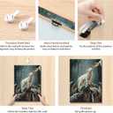 OTOSTAR 3 Pieces Wall Art Canvas Prints - Jesus and Lamb Redemption Picture Painting - God Religious Belief Wall Artwork for Church Bedroom Living Room Home Decor - 12 x 16 Inch