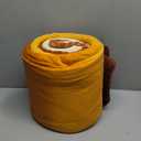 Houseri Yellow White Gradient Velvet Duvet Cover Queen Fluffy Ombre Orange Sherpa Bedding Duvet Cover Sets Full Extra Soft Comfy Orange Brown Flannel Fuzzy Duvet Covers, Queen Size