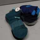 Anlisim Merino Wool Quarter Hiking Socks Compression Warm Thermal Winter Thick Cushion Running Moisture Wicking No Show Socks Gifts Stocking Stuffers for Women Men 6 Pairs(Color Mix, M)