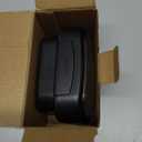 4.5" Compact Analog Alarm Clock, Silent Readable for Seniors, Easy to Set, Gradual Rise Alarm, Big Numbers, On/Off Switch on Side, Gentle Wake, Snooze, Lighted on Demand, Battery Operated, Black