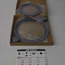 Universal Lid for Pots, Pans, and Skillets - 2 Pack Silicone Replacement Pan Lid Fits 7", 8" 9" & 10", 11", 12" Cookware - Tempered Glass Pot Lid Cover for Frying Pans, Cast Iron, CrockPot