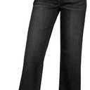 Sidefeel Women's Wide Leg Jeans High Waisted Tummy Control Stretchy Straight Leg Elastic Waist Trendy Denim Pants, Size 16