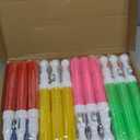 M.best 24Pcs Glow Sticks Party Packs, Glow in The Dark Party Supplies, LED Light Up Wands Sticks Party Favors for Wedding, Raves, Concert, Camping, New Year, Carnival, Halloween