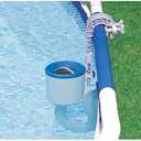 Intex 28000E Deluxe Wall-Mounted Swimming Pool Surface Automatic Skimmer with Removeable Skimmer Basket for 800+ GPH Pumps