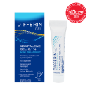 Differin Acne Treatment Gel, 90 Day Supply, Retinoid Treatment for Face with 0.1% Adapalene, Gentle Skin Care for Acne Prone Sensitive Skin, 45g Pump 