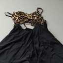 B2prity Women Cutout One Piece Skirt Swimsuit V Neck Wrap Tie Back Swimdress Tummy Control Bathing Suits Size XL