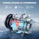NEW Air Conditioning A/C Compressor Component Kit complete For Nissan Maxima 3.5L 2009 2010 2011 2012 2013, CO 11319C, KT 4873