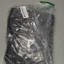 YellyHommy No Hook Shower Curtain with Snap in Liner Set Less Waffle Shower Curtain for Bathroom (Dark Grey, 87" L x 72" W)