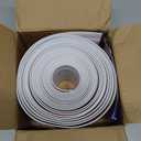 Flexible Baseboard Molding Trim 4 Inch x 20 Feet Self-Adhesive Vinyl Wall Base Peel and Stick Cove Base Rubber Wall Moulding Trim (White)