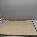Yimobra Door Mat, Outdoor Indoor Entrance Welcome Mat, Heavy Entry Front Door Mat, Stain & Fade Resistant, Low Profile, Sturdy Rubber, Easy Clean Patio Floor Mat, Waterproof, 36 x 24, Light Beige