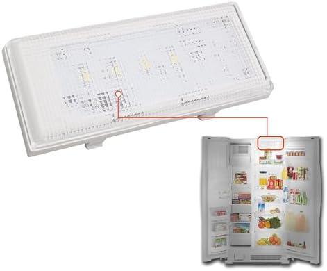 Refrigerator Main Led Light in Fridge Replaces for Whirlpool WRS322FDAM04 WRS322FDAW04 WRS325FDAW04 WRS325FDAW02 WRS325FDAW WRS322FDAT04 WRS322FDAT WRS322FDAM03 WRS325FDAT04 WRS342FIAM00 MSF25D4MDM01 Refrigerator Main Led Light in Fridge Replaces for Whirlpool WRS322FDAM04 WRS322FDAW04 WRS325FDAW04 WRS325FDAW02 WRS325FDAW WRS322FDAT04 WRS322FDAT WRS322FDAM03 WRS325FDAT04 WRS342FIAM00 MSF25D4MDM01