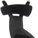 Parliky 2-in-1 Violin Shoulder Rest and Chin Pad Textured Leather Cushion for 1/8 to 1/16 Violin Comfortable Neck Support for Beginners and Professionals