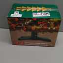 DG-Direct Musical 360 Rotating Christmas Tree Stand, Anti-tilt Noiseless, Up to 9ft 120 lb Artificial Fits 1.252" Tree Poles, Spinning Tree Stand with Remote, Built-in 3 Light Output Ports 800W (Green)