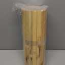 Art3d Natural Bamboo Wall Panel for Interior Wall Decor, Renewable Pole Wrap Wainscoting Paneling for Wall Ceiling Furniture Cabinet Office, 12 x 96 Inch - Light Burned, 1-Pack