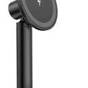 Mag-Safe Charger Stand for iPhone 17/Air/16/15/14/13/12,15W Fast Charging,Wireless Charging Pad Compatible with MagSafe Suitable for Desk or Nightstand (No Adapter/Angle Fixed)