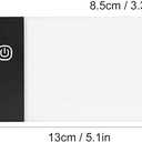 A6 Light Pad for Tracing, Ultra-Thin USB LED Light Box for Drawing, Sketching, Animation, and Diamond Painting, Dimmable Brightness Copy Board for Artists and Kids
