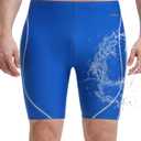 baleaf Men's 7.5" Swim Trunks Athletic Competition Swimsuit Royal Blue M (Blue, M)