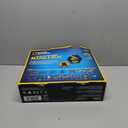 National Geographic Glowing Marble Run  115 Piece Construction Set with 25 Glow in The Dark Glass Marbles, Storage Bag, Great Creative STEM Toy for Girls and Boys