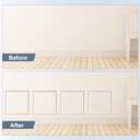 NeatiEase 4 Set Peel and Stick Wall Molding Trim Kit, 24" x24" Premade Wainscoting Panels, Self Adhesive Moulding Panel for Interior Walls Picture Frame