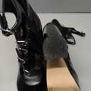 FancyQueen Platform Boots for Women, Chunky Platform Heels Goth Boots, Side Zipper Block Heels(no Size)