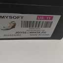 mysoft Women's Platform Espadrille Wedge Sandals Square Open Toe Ankle Strap Buckle Casual Summer Dressy Sandals (White)