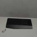 Wireless Keyboard Comfortable Natural Typing Compatible for Windows, Laptop, Mac, PC(Black)