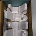 Door Lever Locks (4 Pack) - Prevents Toddlers from Opening Doors - Durable ABS with 3M Adhesive - Easy One-Hand Operation for Adults, No Tools Needed (White)