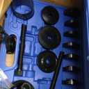 Orion Motor Tech Wheel Bearing Press Kit for Front Wheel Drive Bearing Removal & Installation, 24pc Wheel Bearing Puller Tool Set with Sliding Screws Universal Bushings Sleeves (blue)