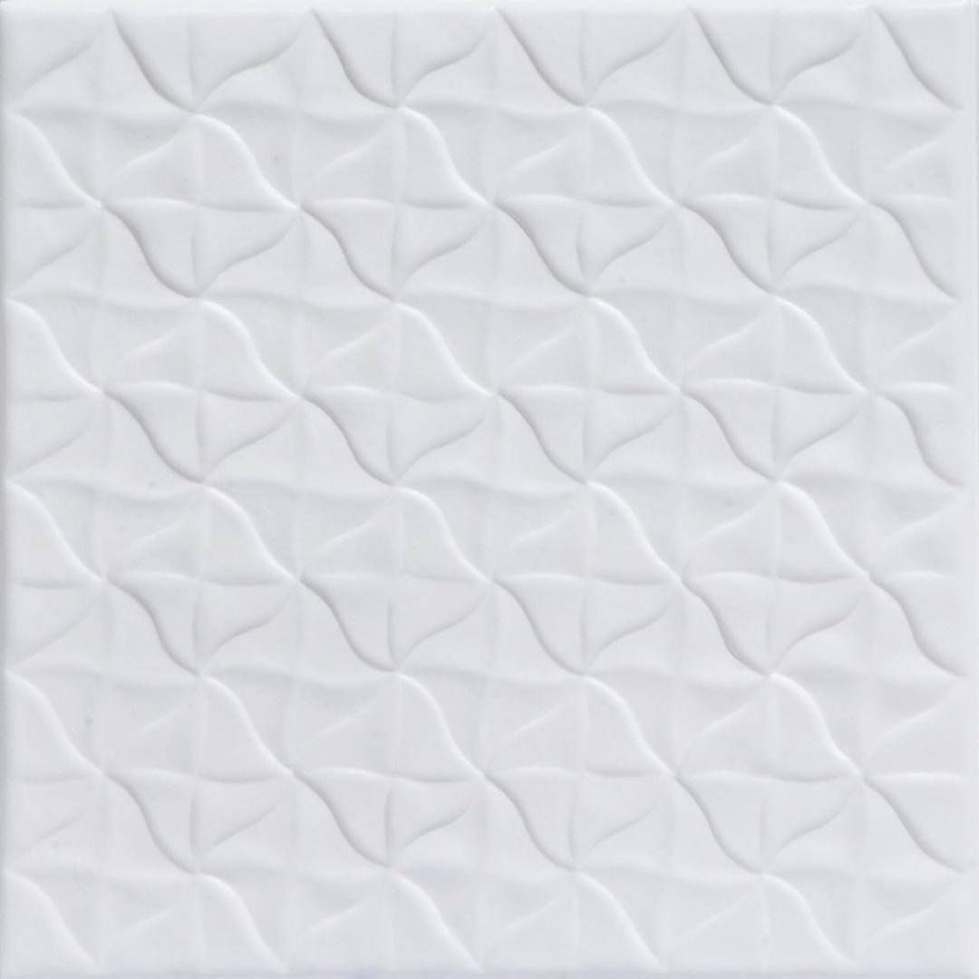 A La Maison Ceilings R55 Granny's Pinwheel Foam Glue-up Ceiling Tile (128 sq. ft./Case) Pack of 48, Ultra Pure White - Satin (Behr)
