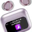 ZYHKON Sleep Earbuds Light-Weight Headphones, 48H Playtime with Charging Case, Mini Sleep Headphones Bluetooth in Ear Small Design for Side Sleepers, Dark Purple