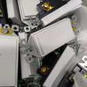 AIDA 20 Pack 3 Way Decorator Switch White, Electric Switches, Light Switch 15Amp, 120/277 Volt, 3 Way Rocker Switch, Wall Replacement, Self-Grounding, Residential Grade, UL Listed